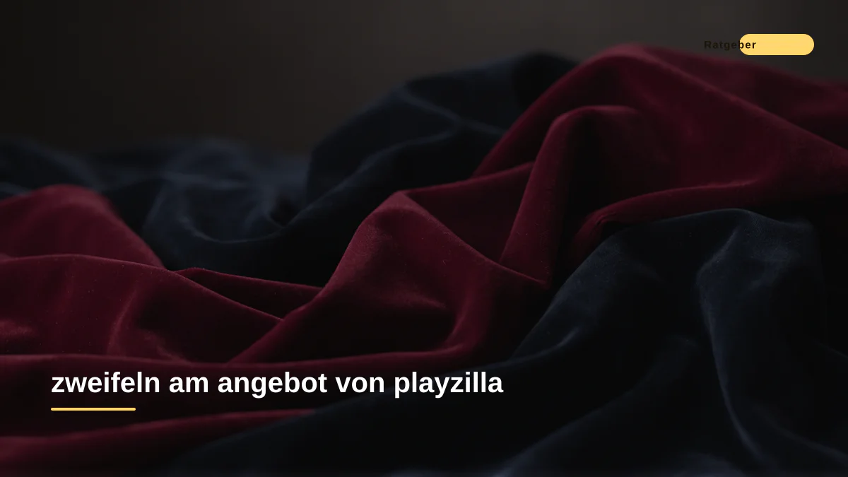zweifeln am angebot von playzilla