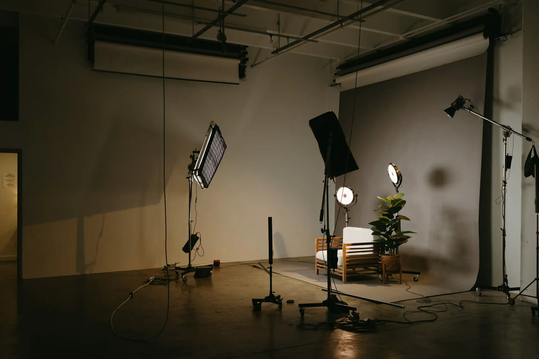 On-Set Live Photoshoot and Lighting Production