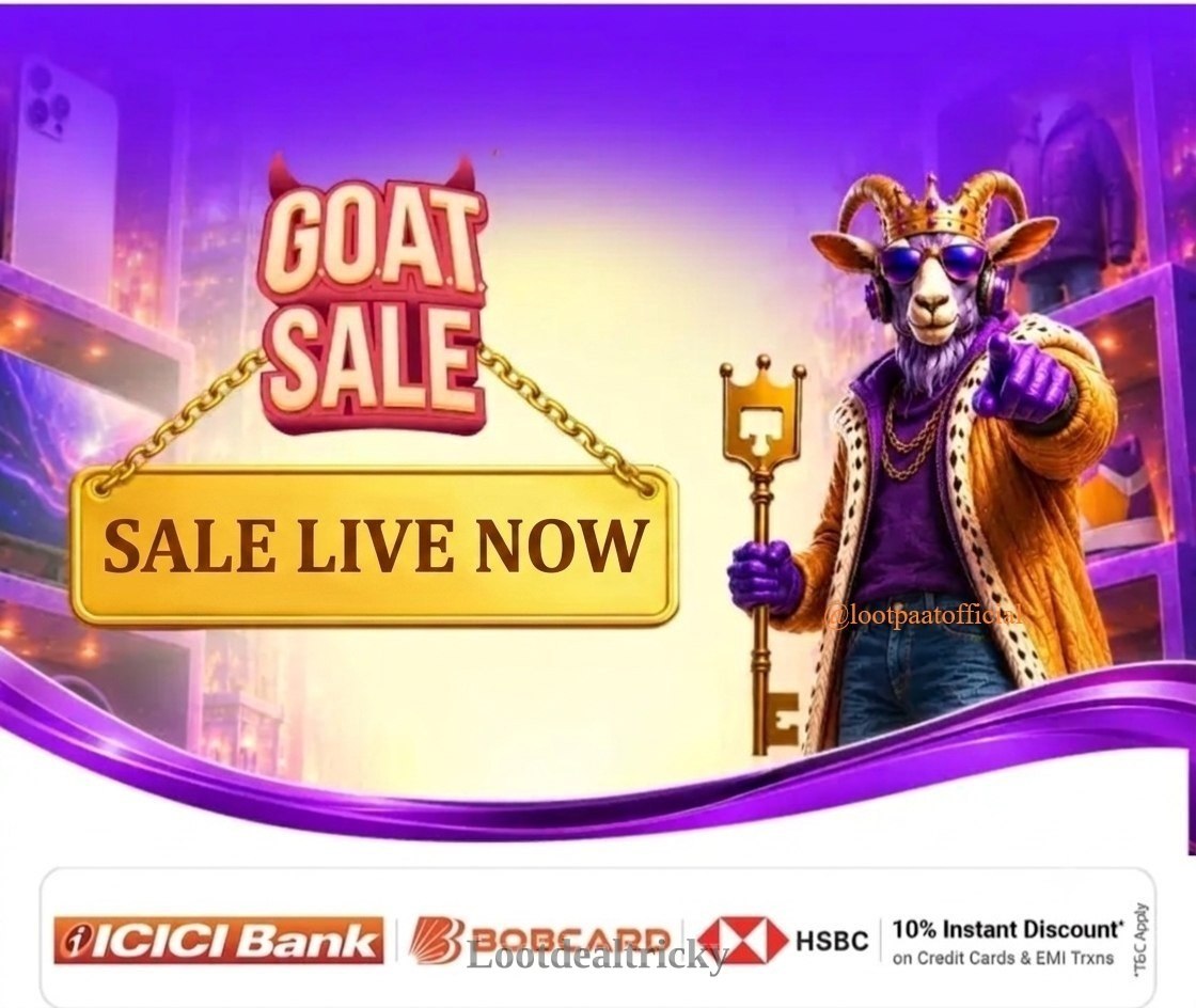 Live Flipkart Goat – Ultimate Budget Deal @ ₹10 (10%) Live Flipkart Goat – Ultimate Budget Deal @ ₹10 (10%)