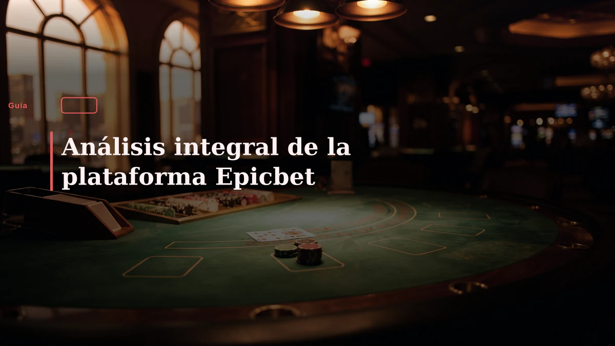Análisis integral de la plataforma Epicbet