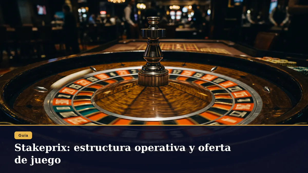 Stakeprix: estructura operativa y oferta de juego