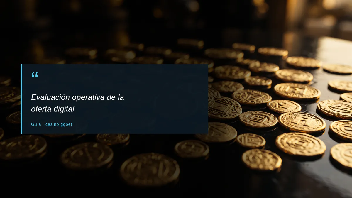 Evaluación operativa de la oferta digital