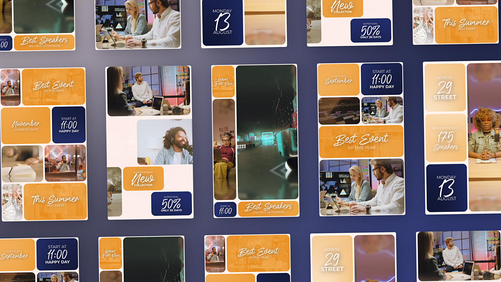 E-Learning Event Multi Screen Instagram Reel Split
