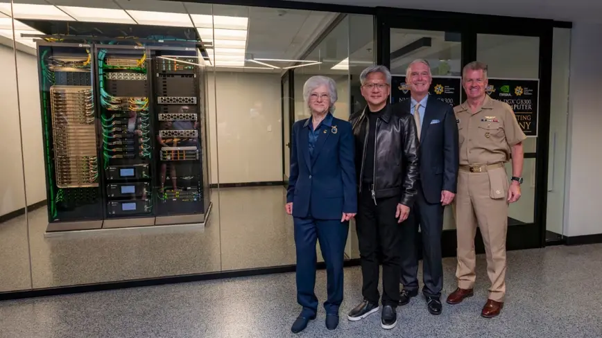 Nvidia Donates AI Supercomputer to US Navy's Top Science School