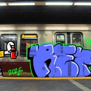 Graffiti artwork by BASS