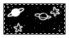hand drawn planets and stars
