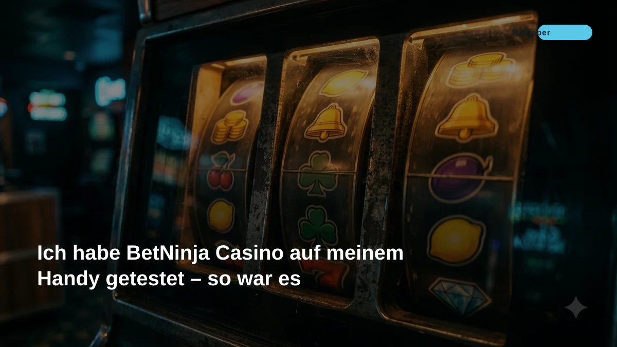 Ich habe BetNinja Casino auf meinem Handy getestet – so war es
