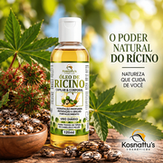 OLEO CAPILAR E CORPORAL 120ML RICINO - KOSNATTUS - foto 2
