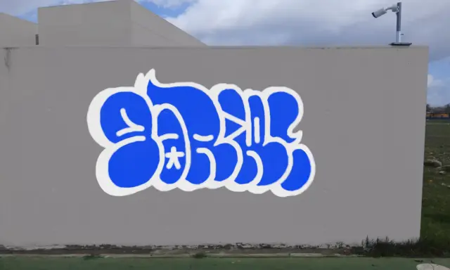 Graffiti artwork by Sark