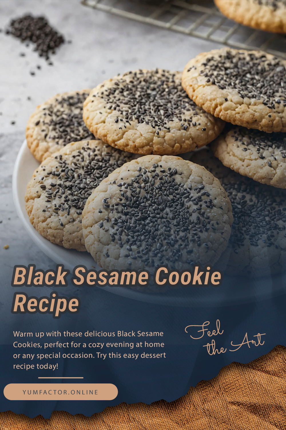 Black Sesame Cookie Recipe