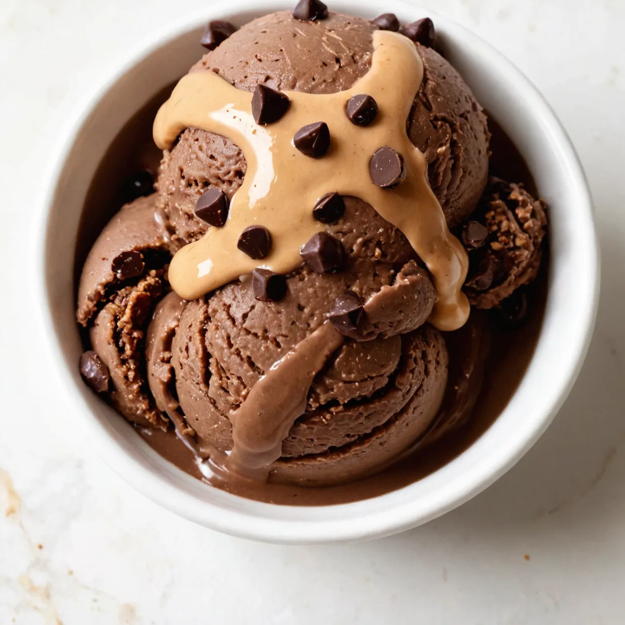 Ninja Creami Peanut Butter Chocolate Protein Ice Cream