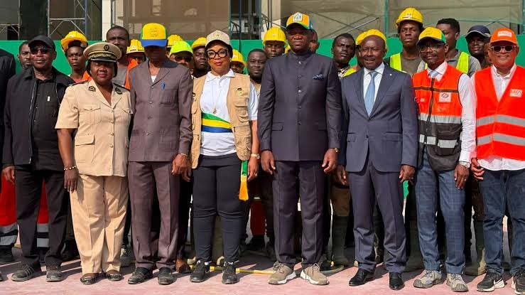 Illustration - Gabon : à quelques jours du 17 août, Oligui Nguema arpente les chantiers du Grand Libreville