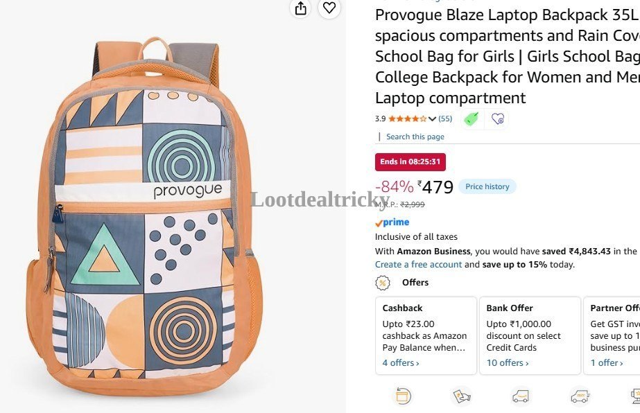 Provogue Blaze Backpack – Just ₹479 | Top Unbeatable Deal