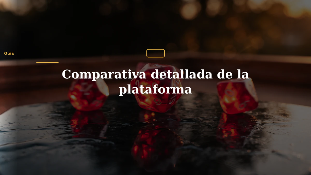 Comparativa detallada de la plataforma