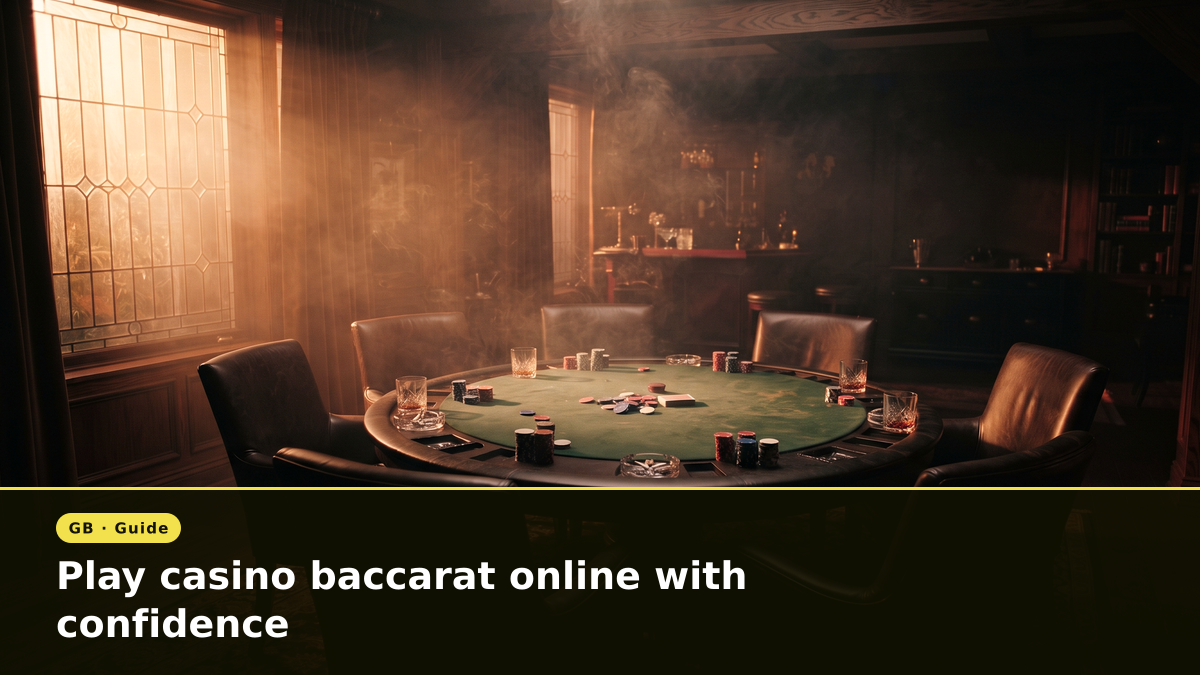 Play casino baccarat online with confidence