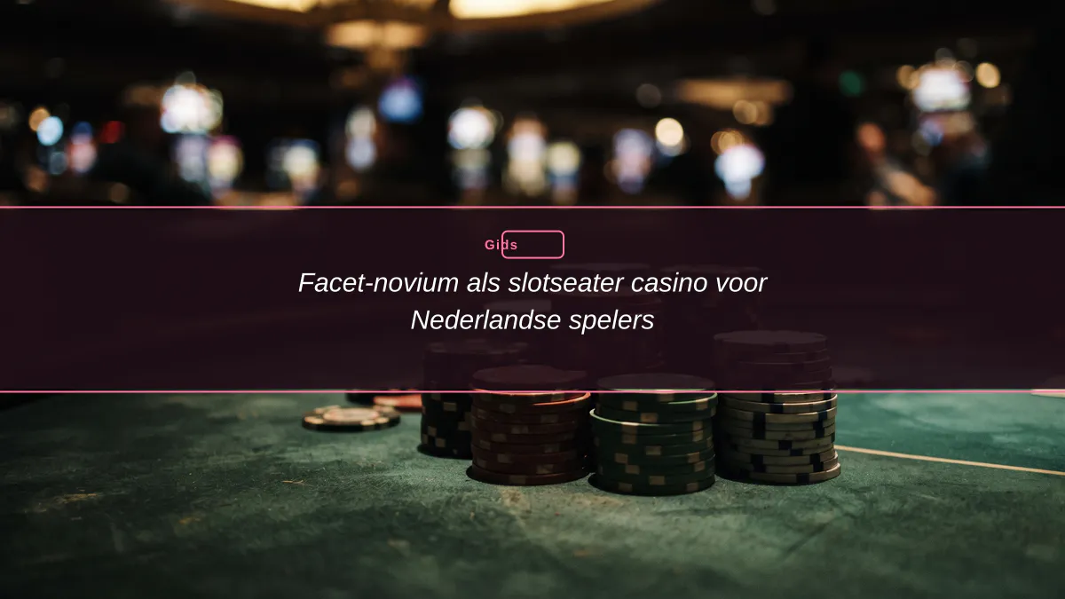Facet-novium als slotseater casino voor Nederlandse spelers