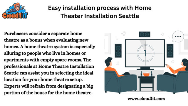 Purchasers consider a separate home theatre as a bonus when evaluating new homes. A home theatre system is especially alluring to people who live in homes or apartments with empty spare rooms. The professionals at Home Theatre Installation Seattle can assist you in selecting the ideal location for your home theatre setup. Experts will refrain from designating a big portion of the house for the home theatre.