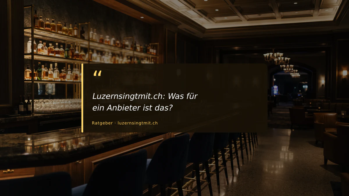 Luzernsingtmit.ch: Was für ein Anbieter ist das?
