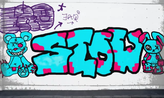 Graffiti artwork by DbDKITM
