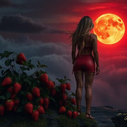 Strawberry Moon Cliff