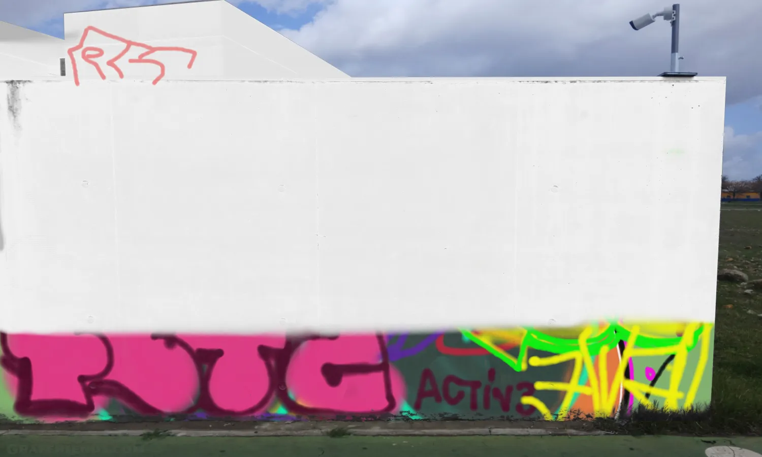 Graffiti artwork by qsk