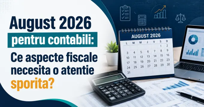 Fiscalitate august 2026: Ghid pentru contabili în fața noilor reglementări