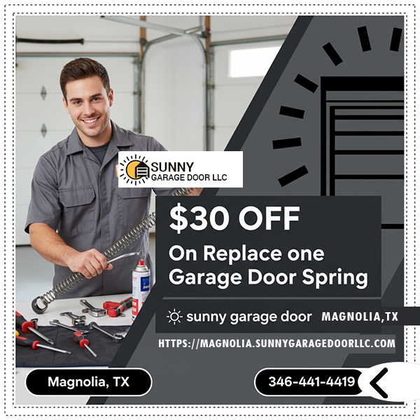 Sunny Garage Door Magnolia TX 