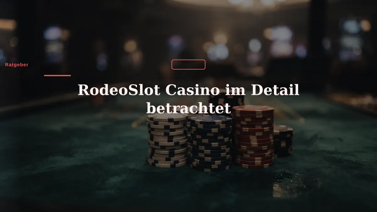 RodeoSlot Casino im Detail betrachtet