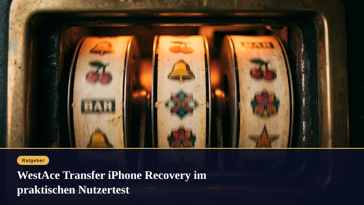 WestAce Transfer iPhone Recovery im praktischen Nutzertest