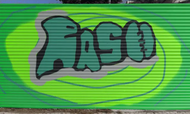 Graffiti artwork by North