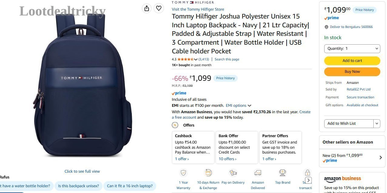 Tommy Hilfiger Laptop | Best Deal