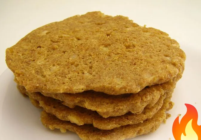 Постер Пикантные лепешки с сыром в микроволновке