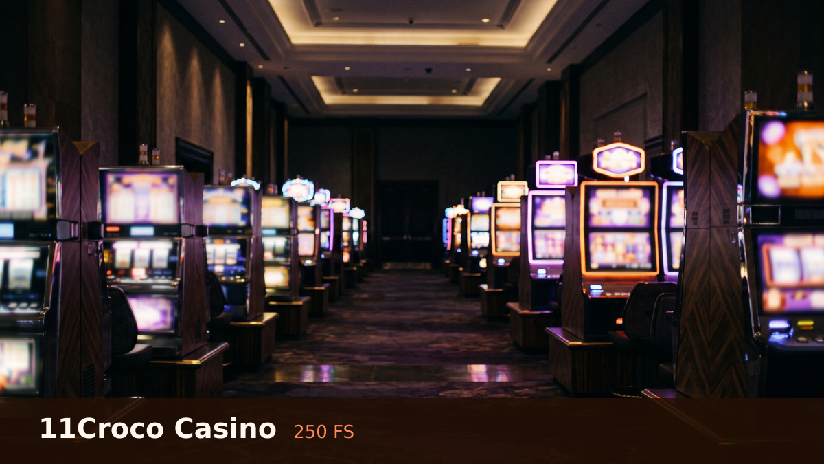 11Croco Casino — welkomstbonus 305% stortingsmatch tot 1.350 EUR + 250 FS, betalingen: Visa, Mastercard, Paysafecard, Interac, MiFinity