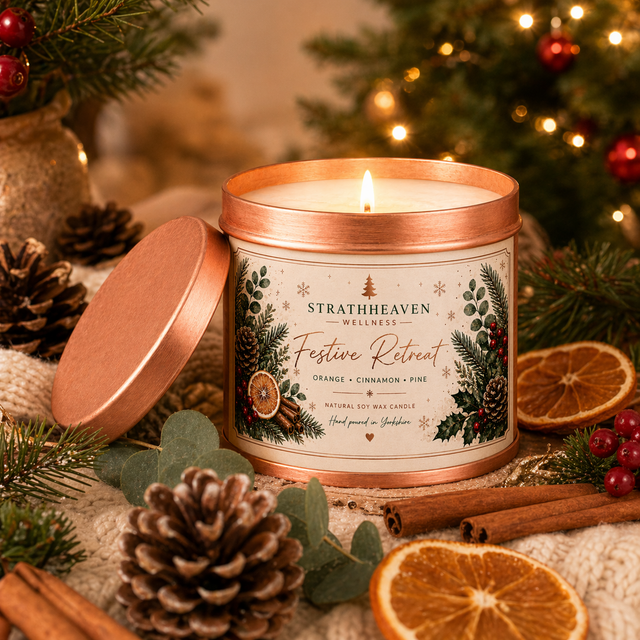 Festive-retreat-candle-surrounded