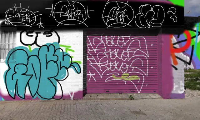 Graffiti artwork by ickie