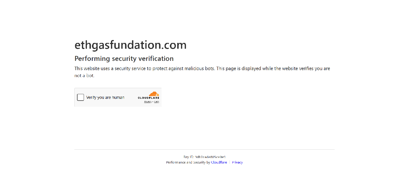 Stored capture of ethgasfundation.com