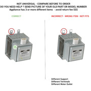 WB27X10818 Correct incorrect