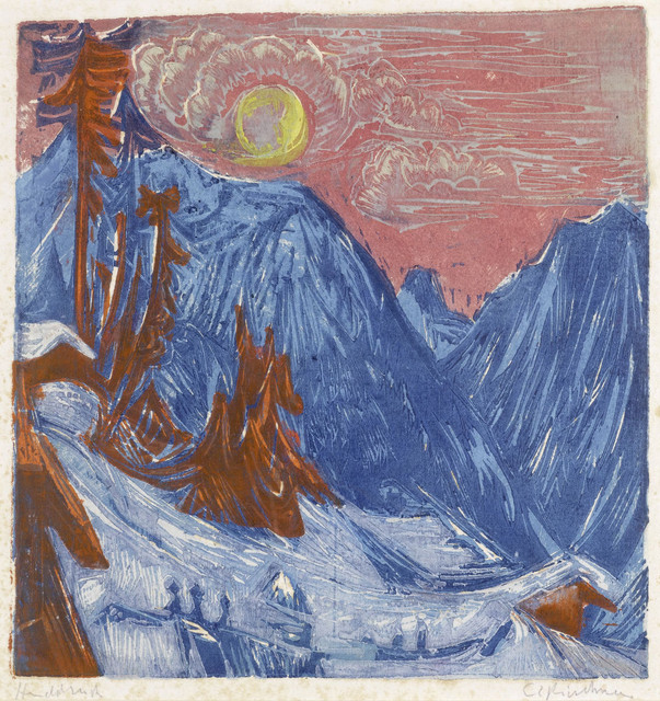 Зимняя луна 1919