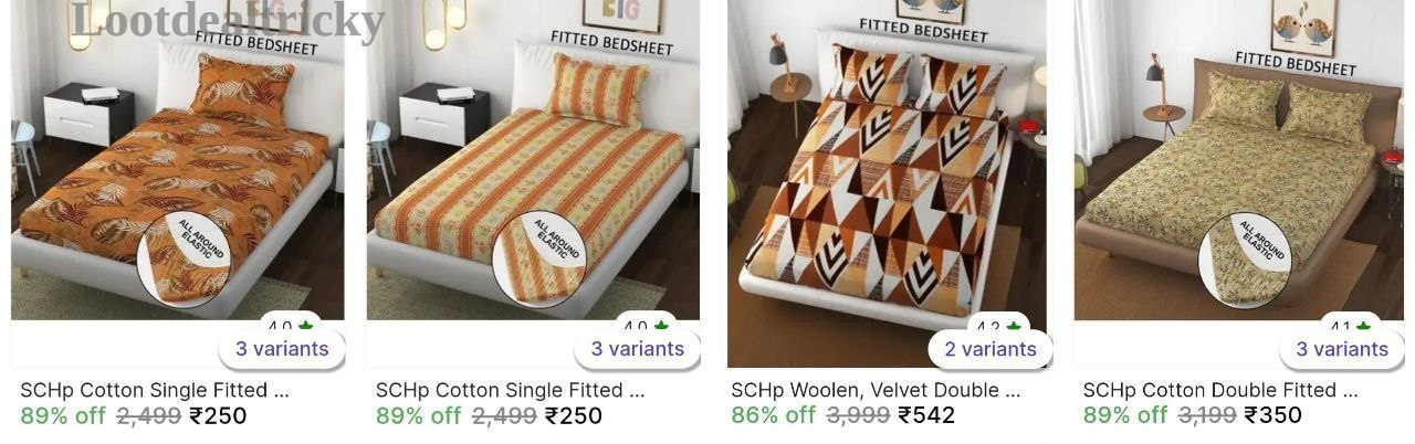 Bedsheet Start At | Loot Deal