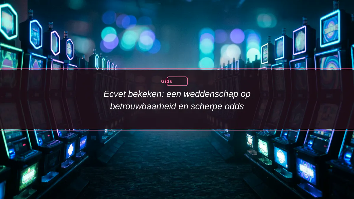 Ecvet bekeken: een weddenschap op betrouwbaarheid en scherpe odds