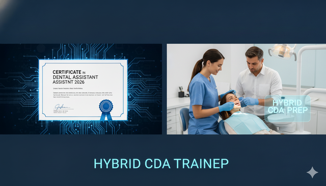Certificate in Dental Assistant 2026 | Hybrid CDA Prep