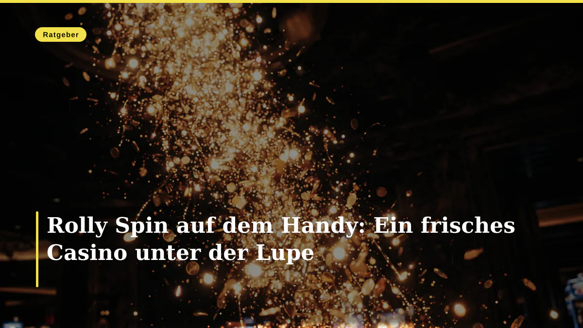 Rolly Spin auf dem Handy: Ein frisches Casino unter der Lupe