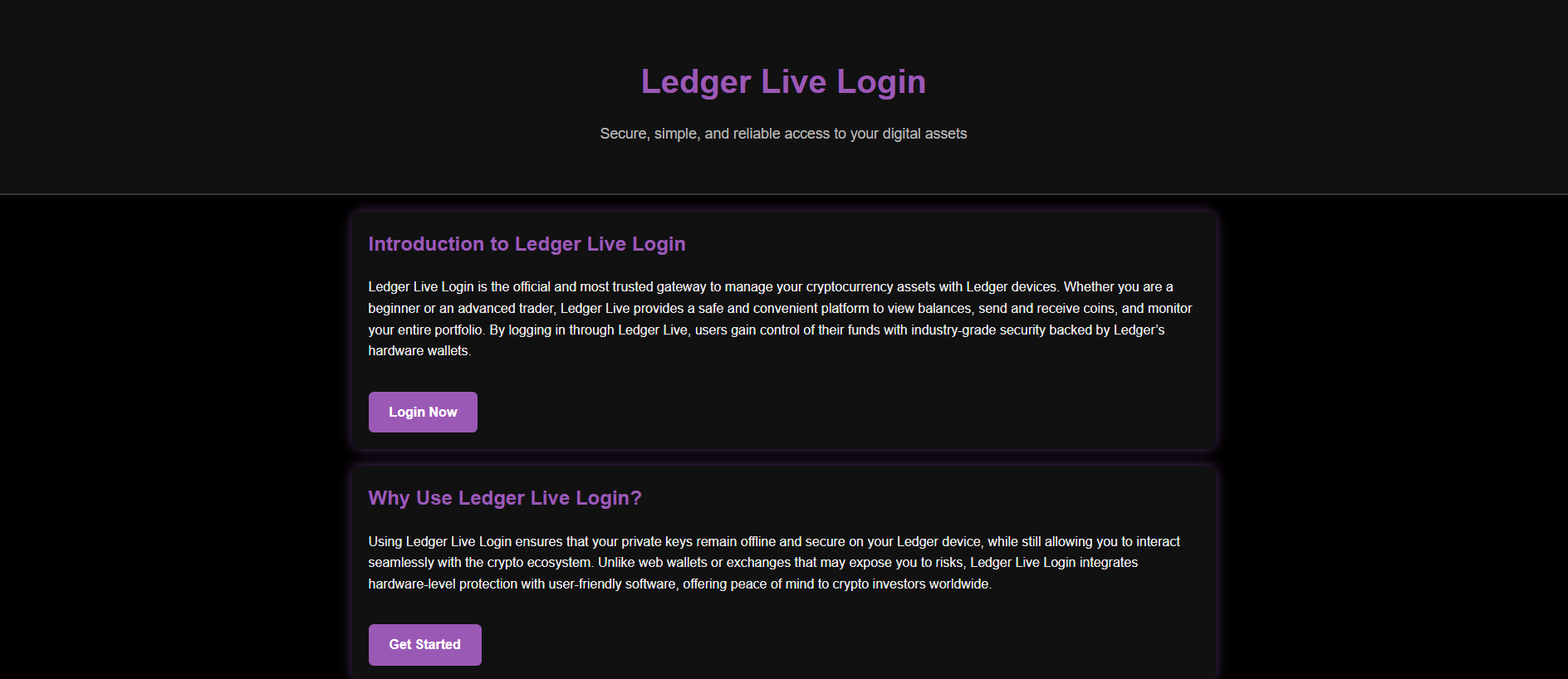 Stored capture of ledger-livelogin--us.pages.dev