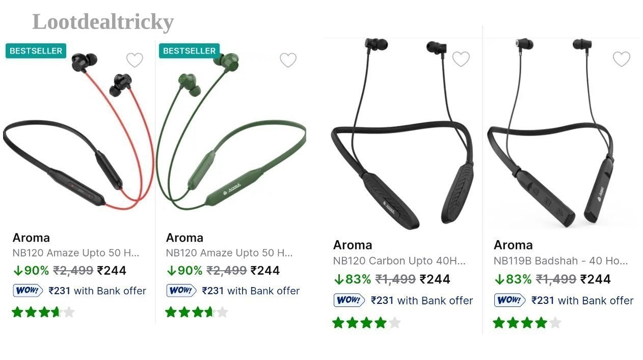 Grab Aroma Neckband – Just ₹244 | Top Unbeatable Deal Grab Aroma Neckband – Just ₹244 | Top Unbeatable Deal