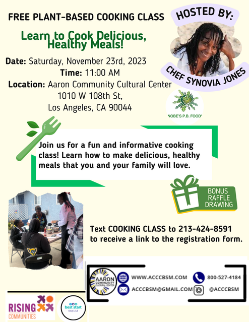 Chef Synovia Jones Profile