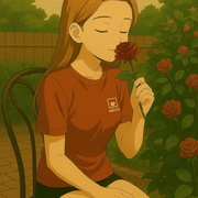 067 Cheirando as Flores