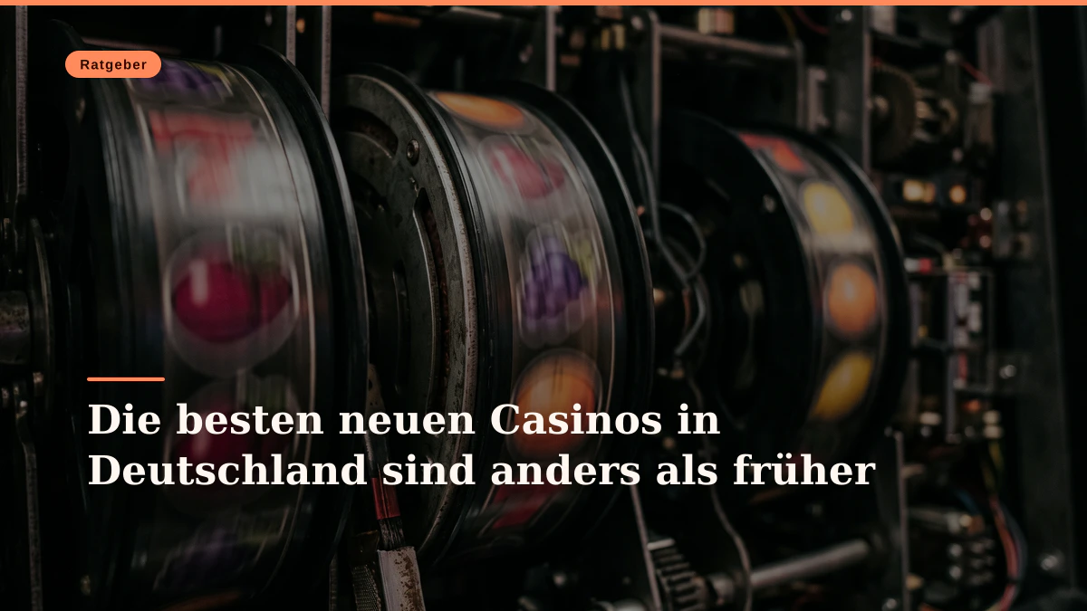 Die besten neuen Casinos in Deutschland sind anders als früher