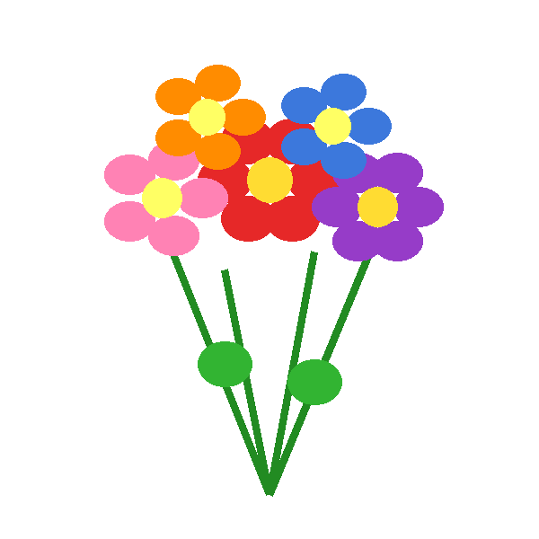 像素花卉源图