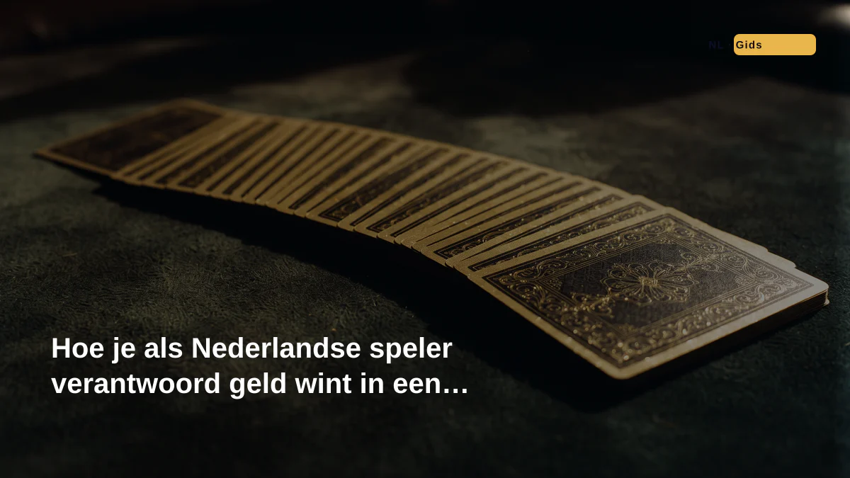 Hoe je als Nederlandse speler verantwoord geld wint in een gereguleerd casino