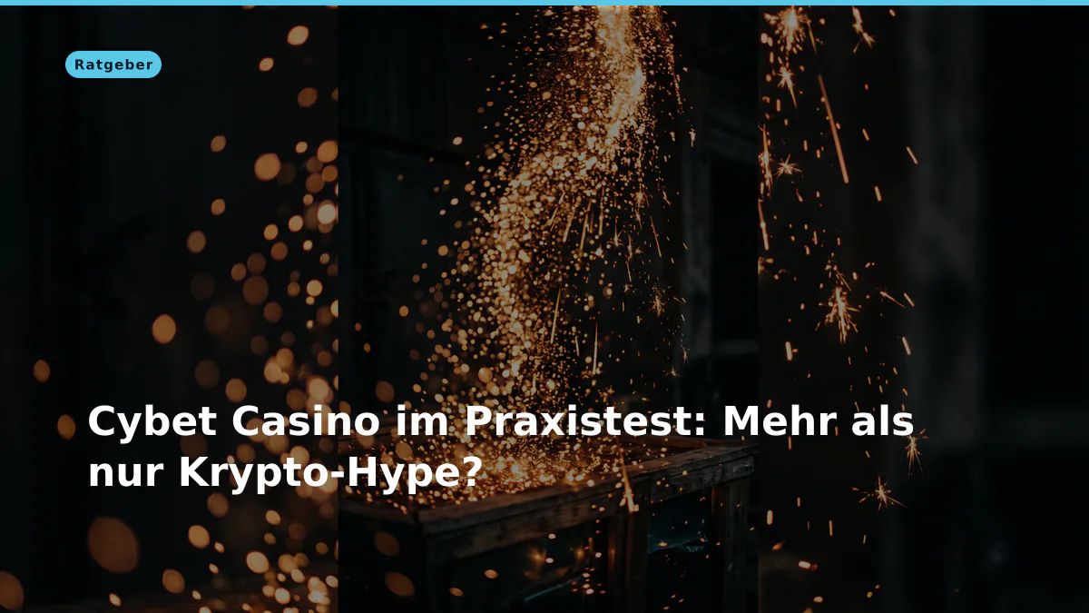 Cybet Casino im Praxistest: Mehr als nur Krypto-Hype?